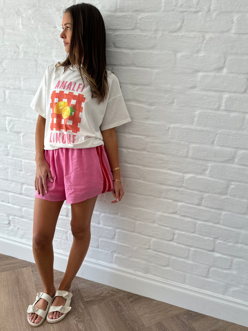 Racer short/Pink