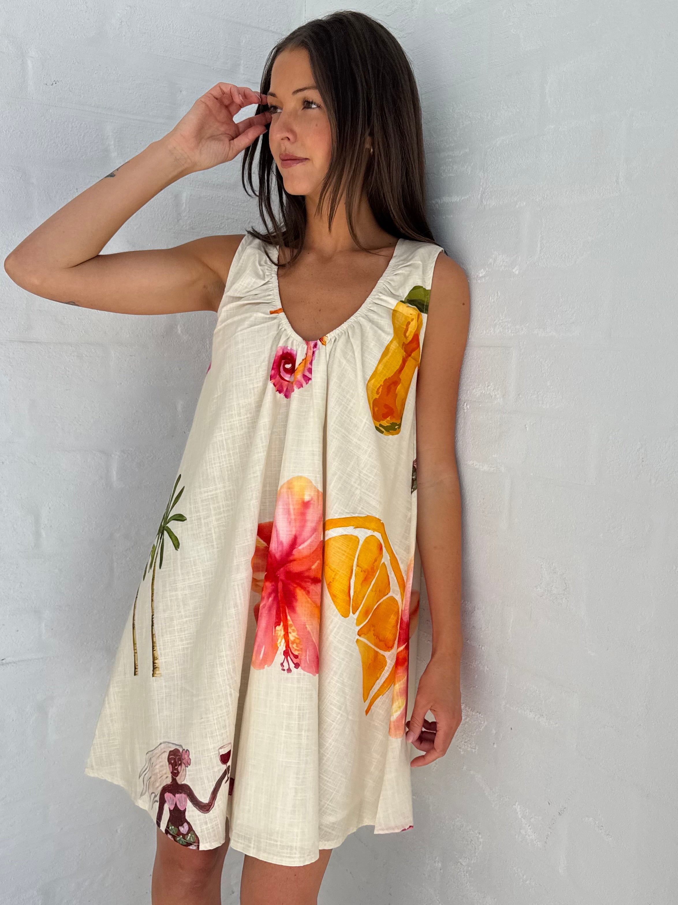 Citrus bloom dress