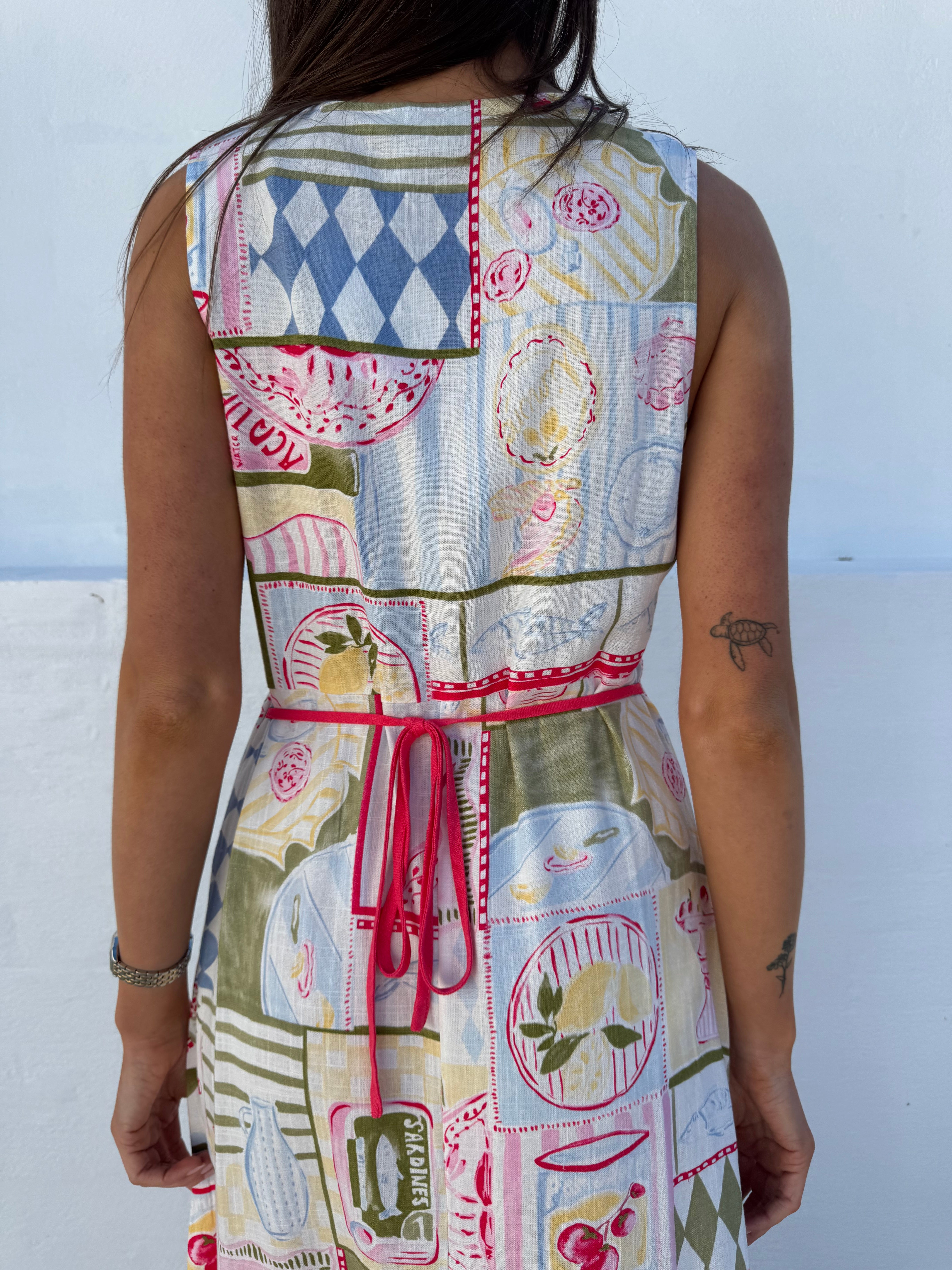 Picnic dreams midi dress