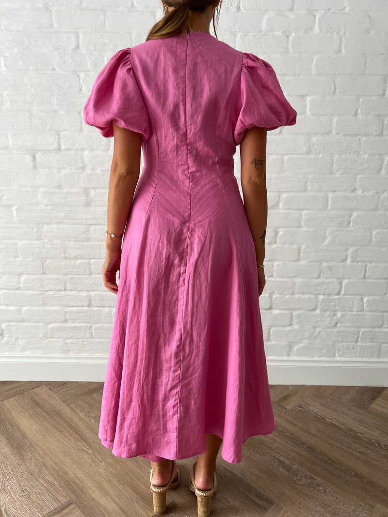 Delilah linen dress - rnayclothing