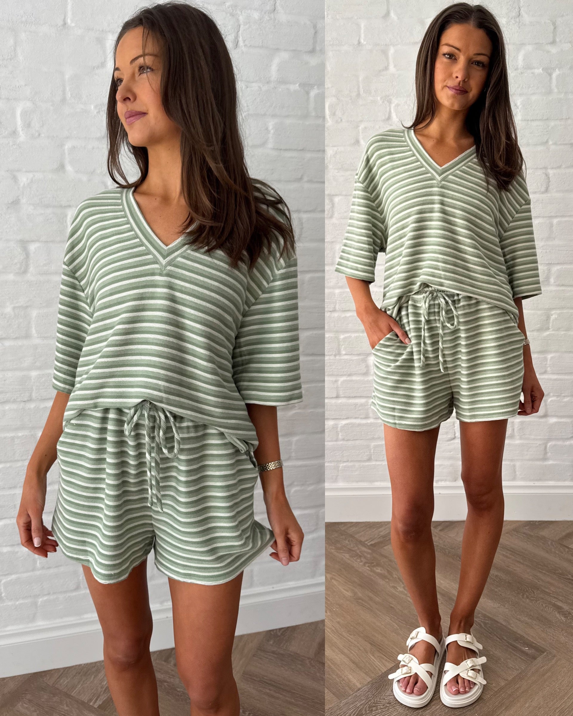 Seaside stripe set