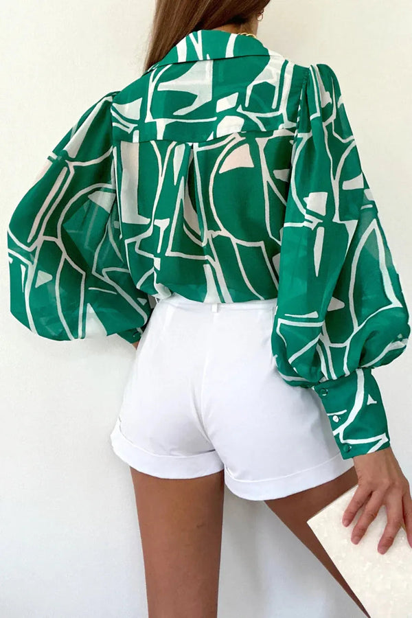 Fleetwood blouse - Giani green - rnayclothing