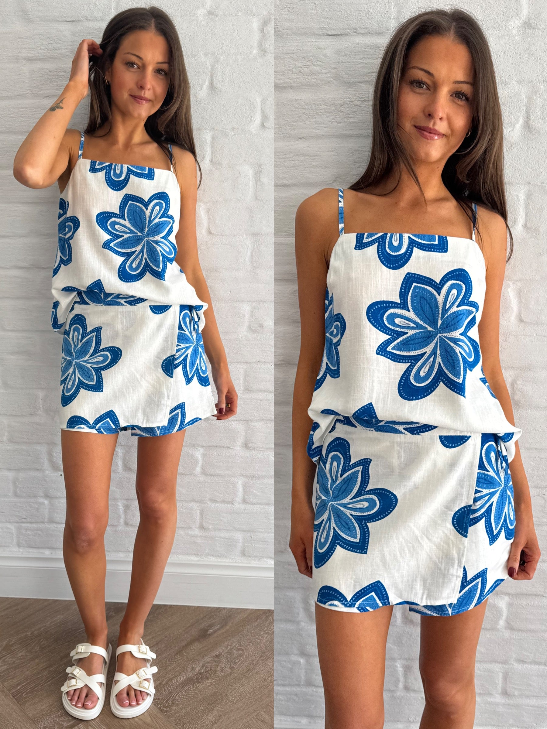 Blue bloom set