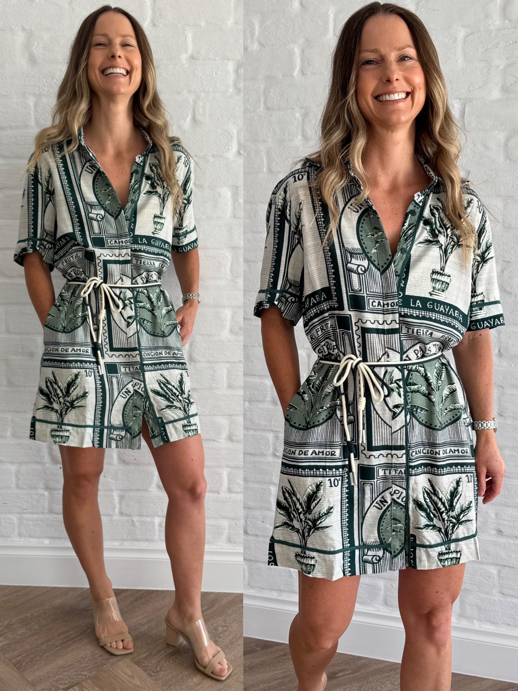 La guava shirt dress