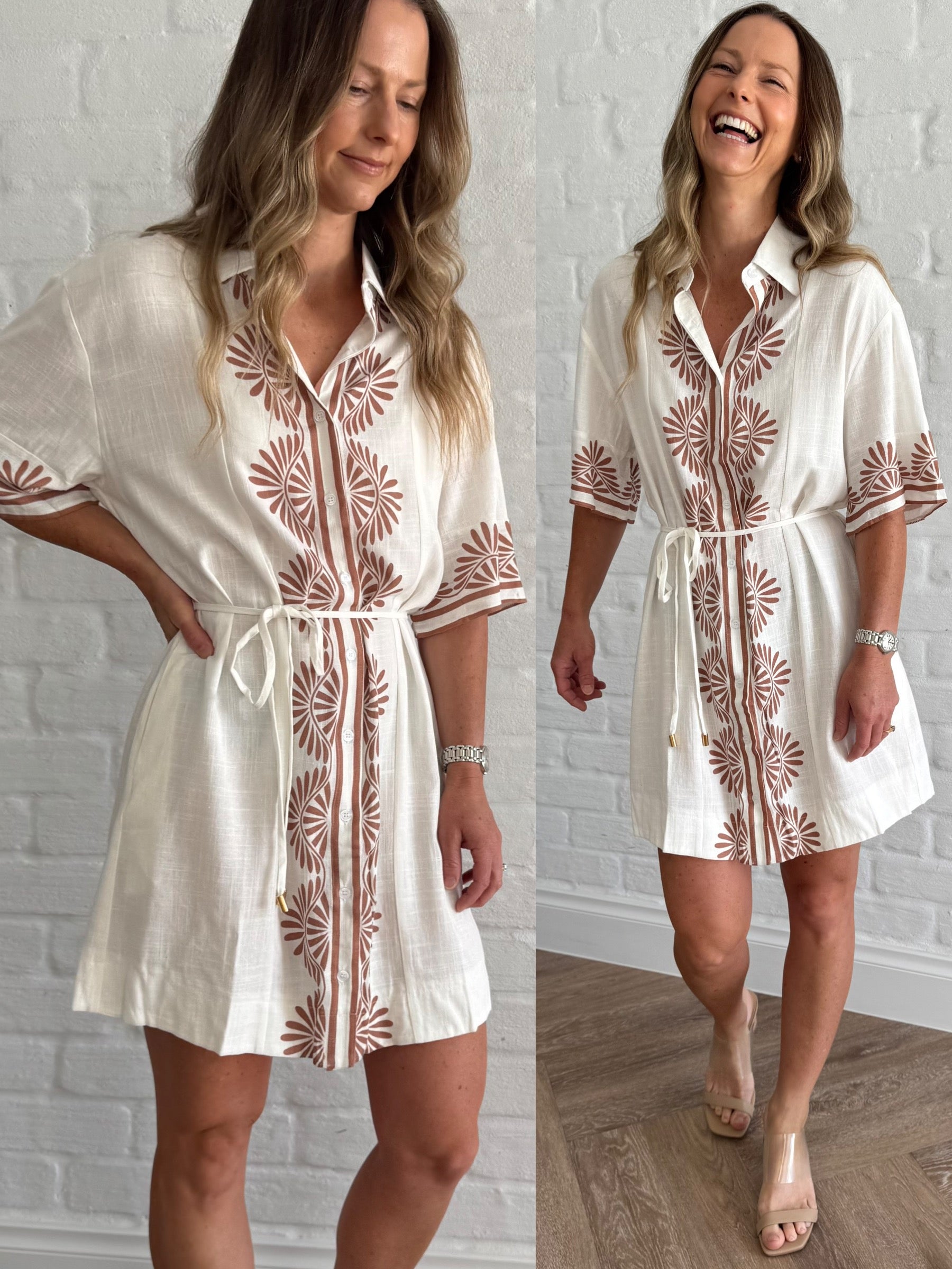 Desert muse shirt dress