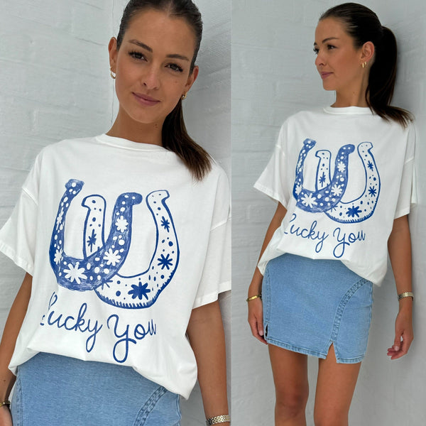 Lucky you tee