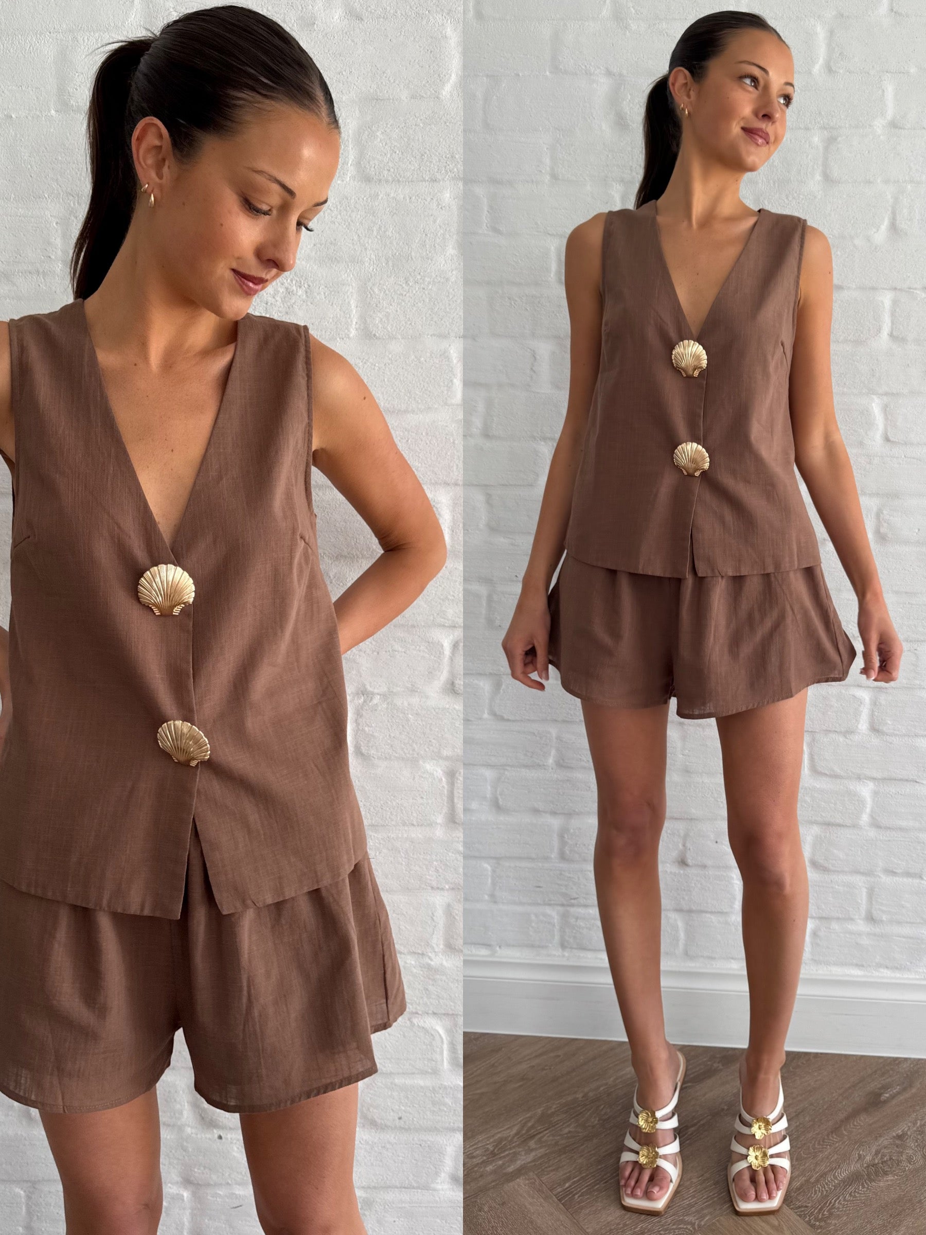 Seashell set (Brown)