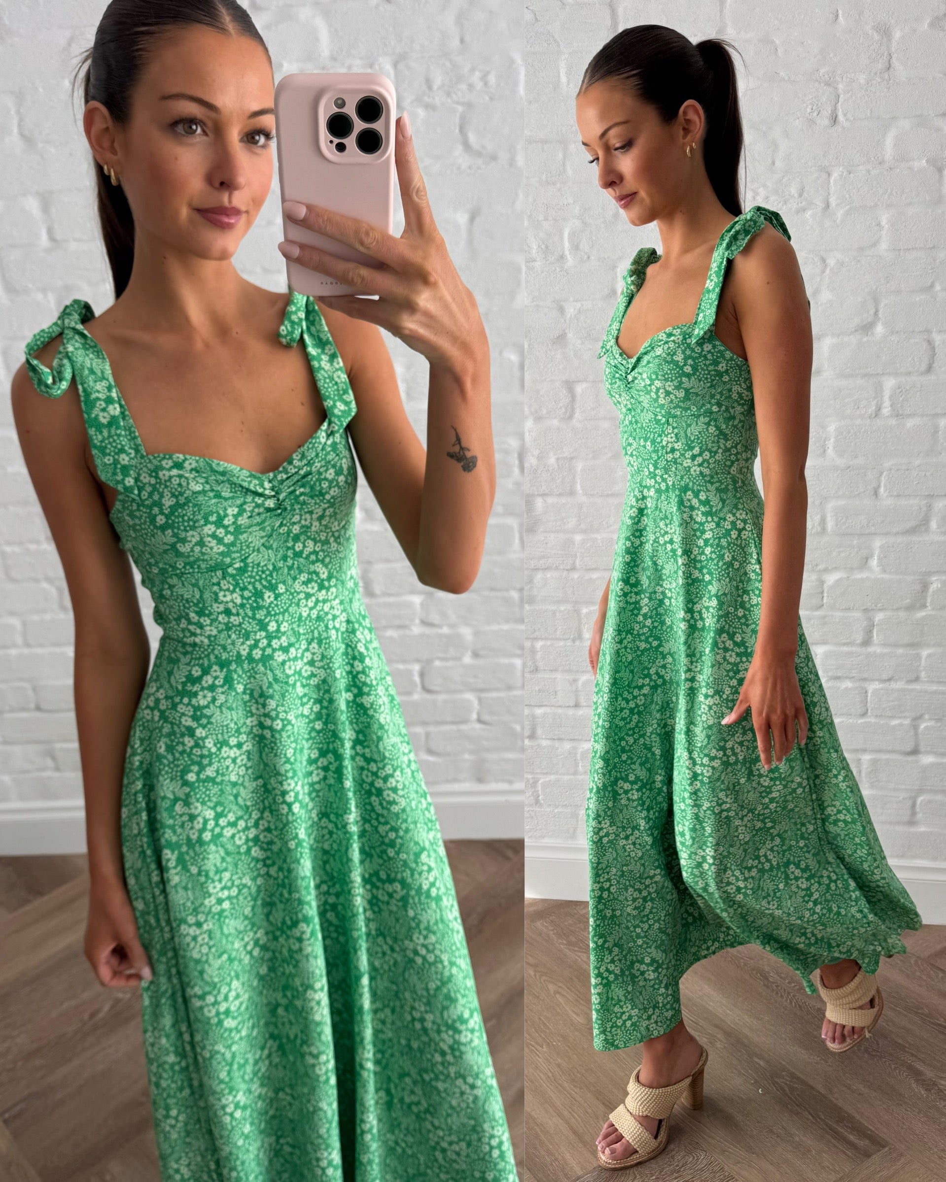 Lia dress (Green)